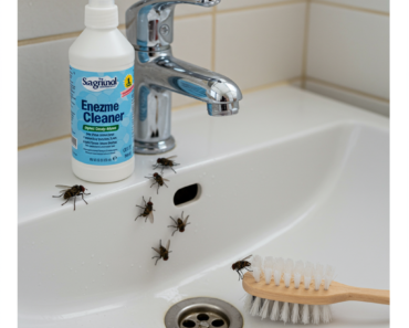 Drain flies cleaning